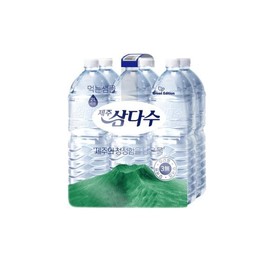 Guangdong Samdasu Jeju Samdasu Green Label-free 2L 6-pack / 삼다수 제주삼다수 그린 무라벨 2L6입