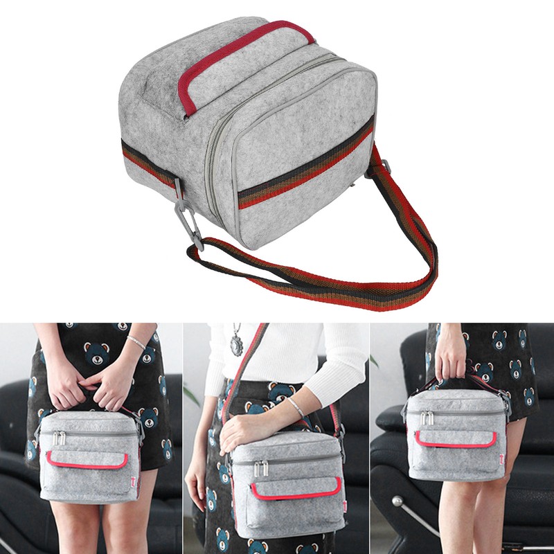 Insulated Lunch Box Portable Thermal Cooler Food Picnic Storage Bag