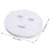 frcolor Blade 100pcs Disposable Face Mask White Cotton Cosmetic Agrandamiento