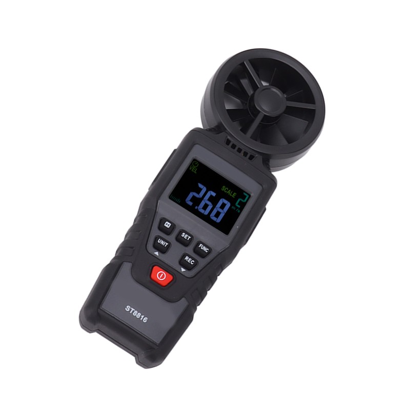 Handheld Anemometer LCD Display Strong Anti Interference Wind Speed Meter