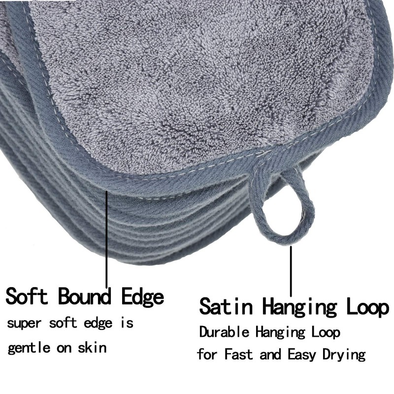 BloomSesame Microfibre Make-Up Cloth, Reusable Microfibre Face Cleansing Cloth, Make-Up