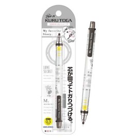 Mitsubishi Pencil, Kurutoga KURU TOGA 0.3mm Lead Mechanical Pencil (203813 MY FAVORITE STORY)