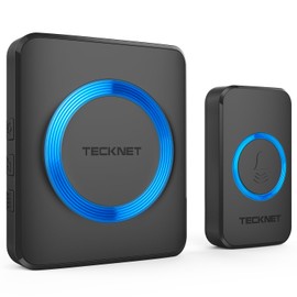 Tecknet Waterproof Wireless Bell Set Wireless Doorbell