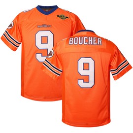 EETUG Youth Bobby Boucher Jersey for Boy's 9 The Waterboy Football Jersey 50th Anniversary 90s Movie Jersey Shirt for Girl'sOrange(X-Large,Youth 9 Orange)