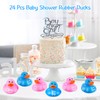Deekin 24 Pieces Pink Blue Gender Reveal Rubber Ducks in