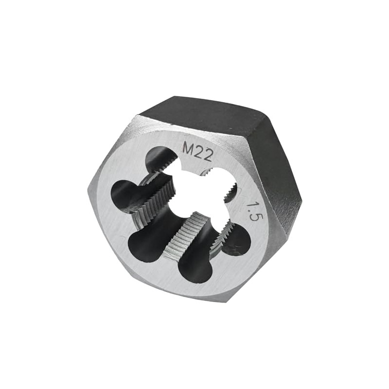 Métrico M22 x 1.5 - Troquel hexagonal para herramienta de