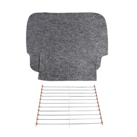 Vroelos Seat Spring Wire Grid & Felt Pad, 15"x11" Seat Wire Grid with Jute Pad Fit for 2000-2008 Chevy Silverado Tahoe GMC Yukon Sierra, LH Or RH