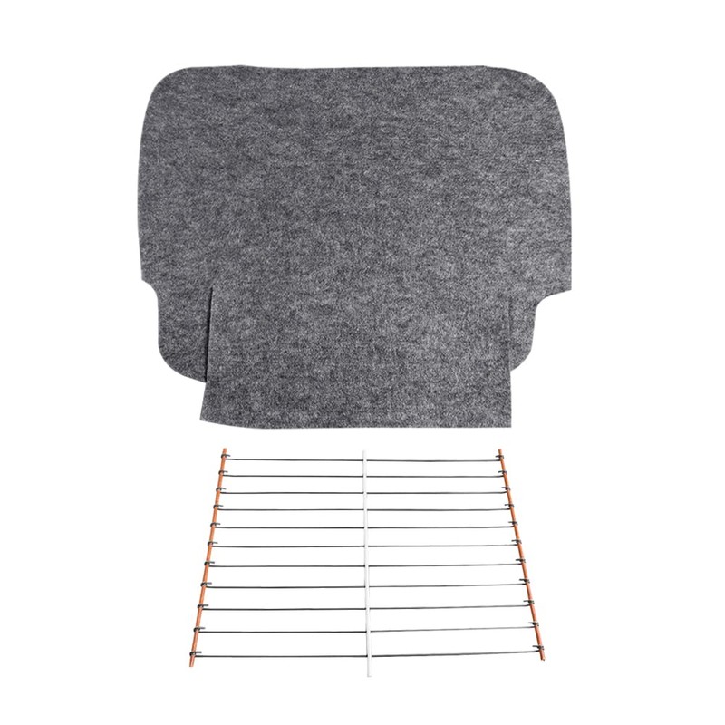 Vroelos Seat Spring Wire Grid & Felt Pad, 15"x11" Seat