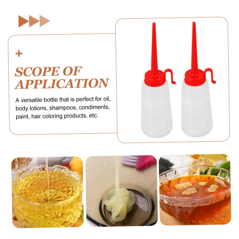 VILLFUL Versatile Oil Dispensing Bottles Pack for Liquid Storage Sewing