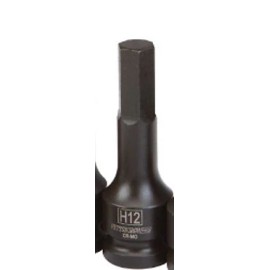 PITTSBURGH Pro 1/2 in. Drive Metric Impact Hex Socket 12mm  Pittsburgh 61337 / 67895 NEW