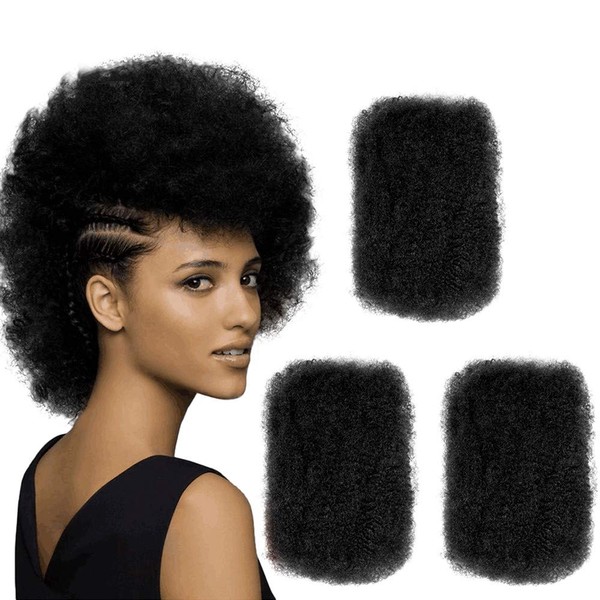 RemeeHi Afro Hair Braids Human Hair Dreadlocks 50g/pc Afro Hair Extensions Twist Braiding 3 Lot Light Brown
