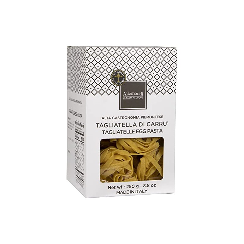 Allemandi Pasta Tagliatella Di Carru Egg Pasta - Made with