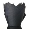 Bakerydirect 50 Standard Size Tulip Muffin Wraps Cases Colour Black
