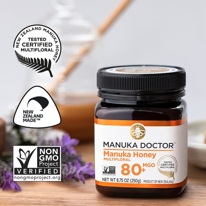Manuka Doctor - MGO 80+ Manuka Honey Multifloral, 100% Pure