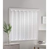 Parma - Plain Textured, Vertical Louvre Style Window Blind, Pleated