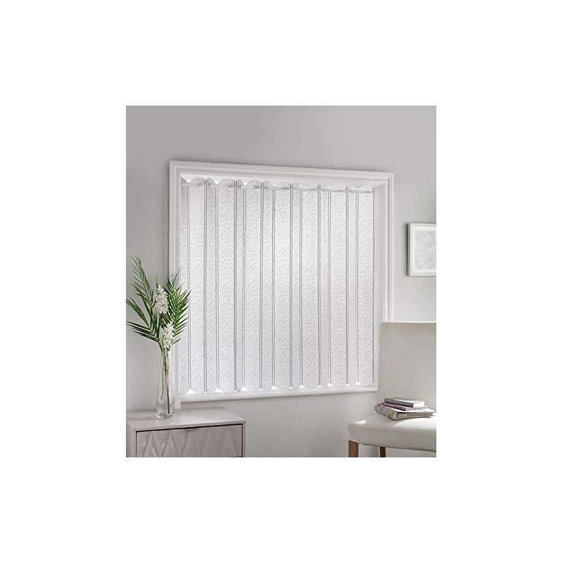 Parma - Plain Textured, Vertical Louvre Style Window Blind, Pleated