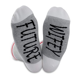 Future Wifey Socks Bride To Be Gift Bridal Shower Gift Woman Novelty Socks for Wife To Be (Future Wifey CA)