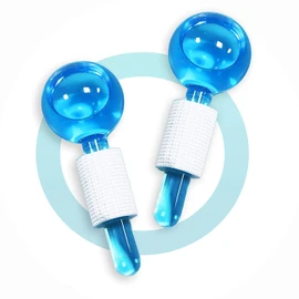 Facial Ice Globe - bolihees Cool Roller Ball to Reduce Puffiness, Pores, Wrinkles, Magic Ice Facial Massage Tools for Face and Neck, Eye circle Rollers