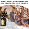 Wood Stove Fan Bracket Compatible with Mr. Heater Buddy MH9BX