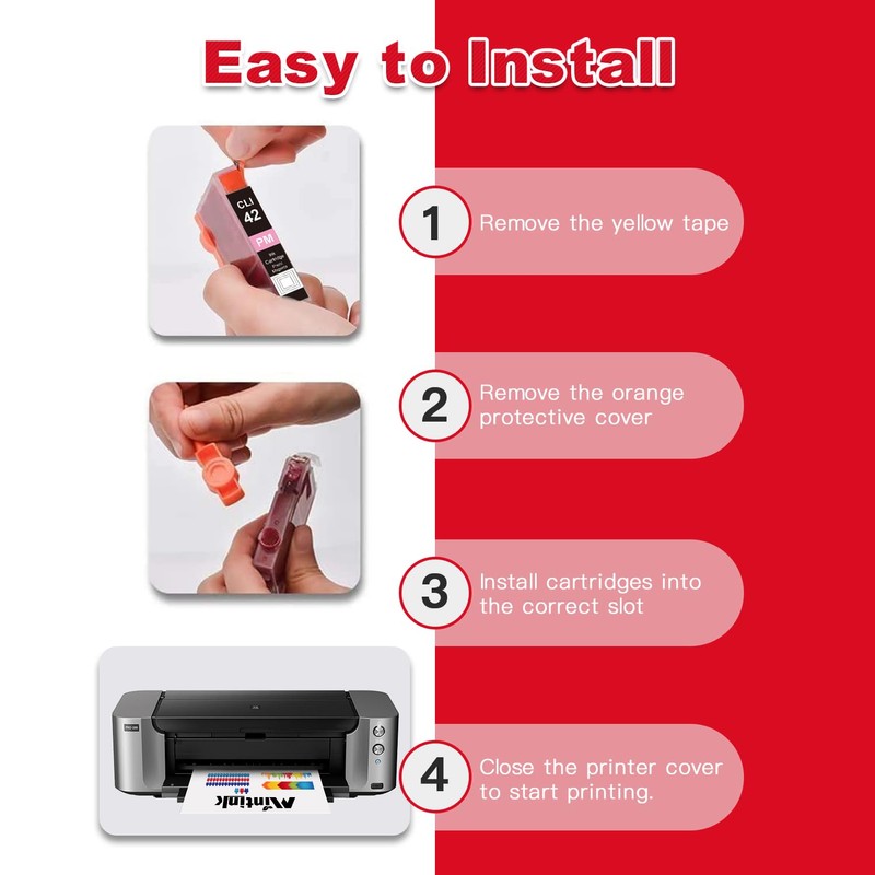 Mintink CLI-42 Light Gray Ink Cartridge Replacement for CLI42 CLI