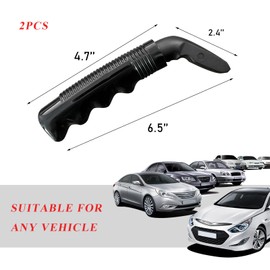Augeny Car Door Handle for Elderly, Multifunctional Portable Vehicle Assist Support Handle, Automotive Door Assist Bar Helps Get Out, Universal Assistive Device for Seniors, Handicapped (Black, 2PCS)