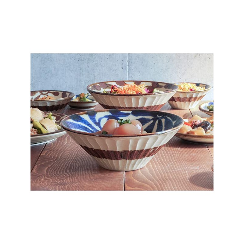sh-017-01 Tableware East Japanese Tableware Bowl, Large, 7.1 inches (18