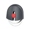 Casabella Cut 'n Slice Pizza Cutter, Dark Grey/Red