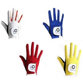 Golf Gloves Junior Kids Youth Toddler Boys Girls Left Hand Right Hand Dura Feel White Blue Red Yellow Golf Glove Extra Value 2 Pack Age 4-11 Years Old (Small(Age 2-4) White, Worn on Right Hand)
