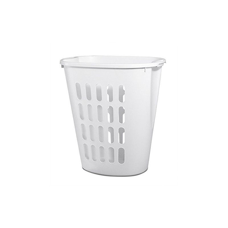 Sterilite Open Laundry Hamper, Tall and Slim Plastic Hamper for