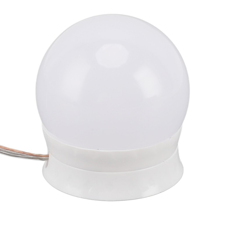 LED Vanity Lights with 10 Dimmable Bulbs USB Adjustable Color