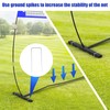 PLYOGO Volleyball Net, 14FT Freestanding Volleyball Net for Backyard, Adjustable