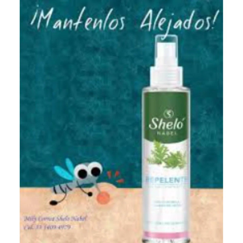 Repelente Para Zancudos Y Mosquitos Shelo Nabel 140ml S149-2