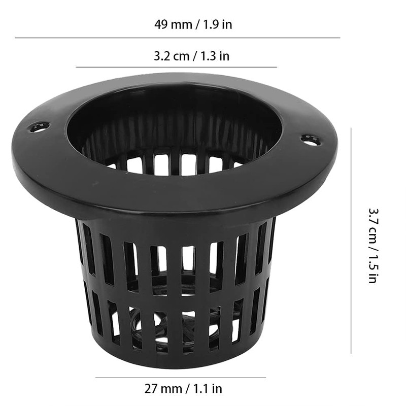 Net Pots for Hydroponics, 50Pcs Small Hydroponic Cups with Thin