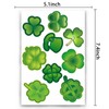 72 Pcs Shamrock Stickers 8 Different Designs St Patricks Day