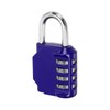 PATIKIL 3 Inch Long 4 Digit Combination Padlock, Waterproof Zinc