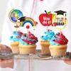 Generic 24Pcs Multicolored Kindergarten Graduation Cupcake Toppers