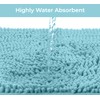 LuxUrux Bath Mat-Extra-Soft Plush Bath Shower Bathroom Rug, 1'' Chenille