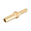 sourcing map Straight Brass Barb Fitting Reducer, Fit Hose ID