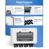 DIHOOL Solar Panel Disconnect Switch 4 String 30 Amp DC