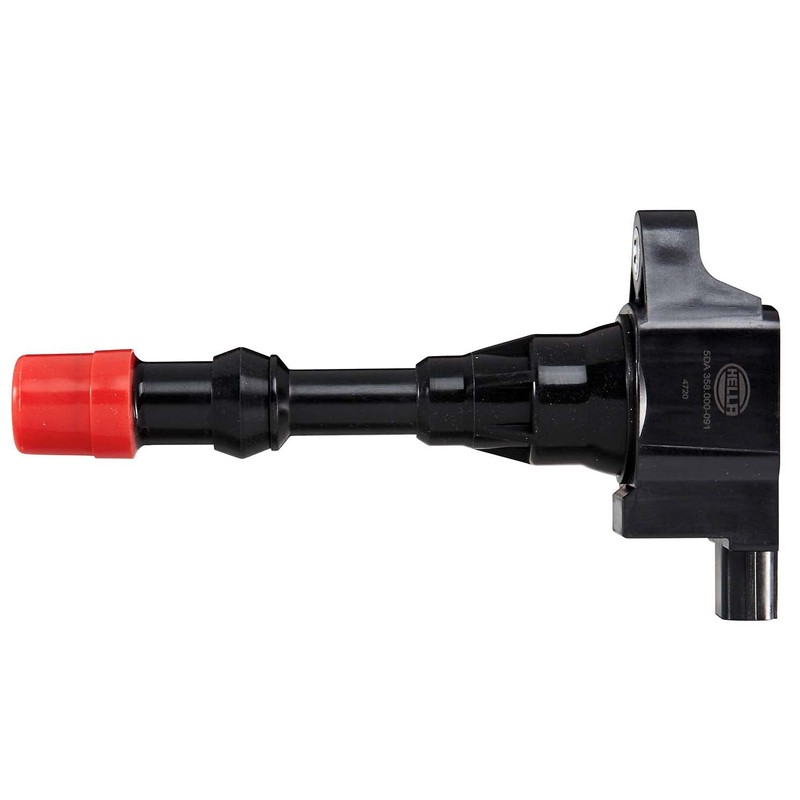 HELLA 5DA 358 000-091 Ignition Coil - 12V - 3-pin