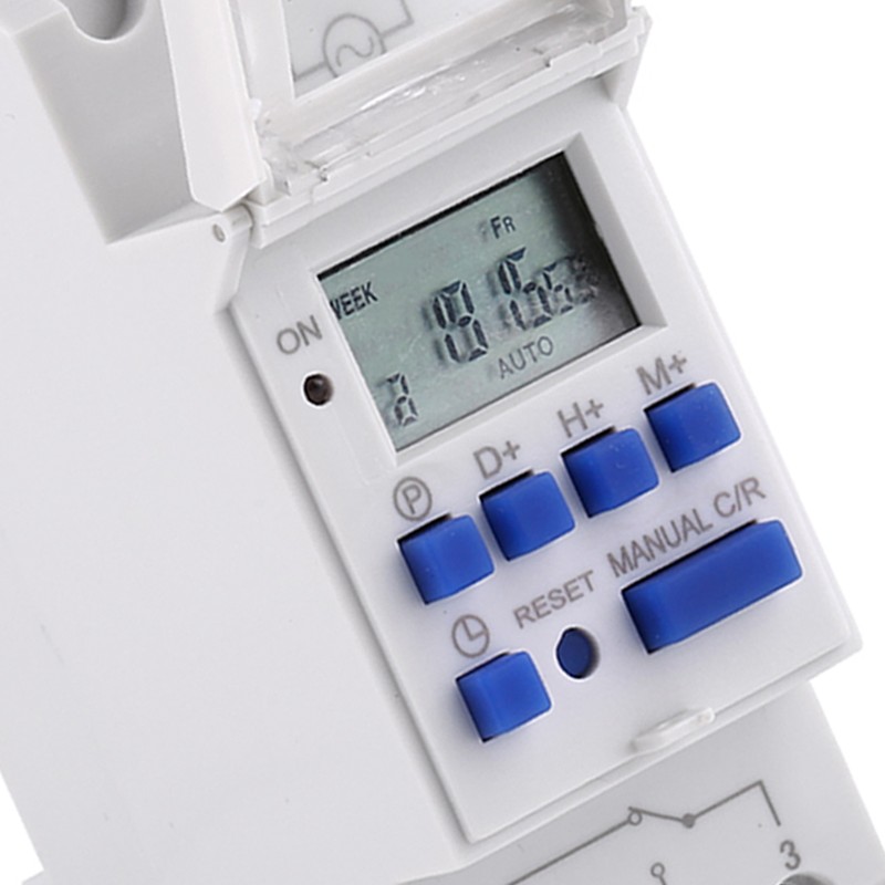 LCD Display Weekly Programmable Electronic Relay Time 16 ON and