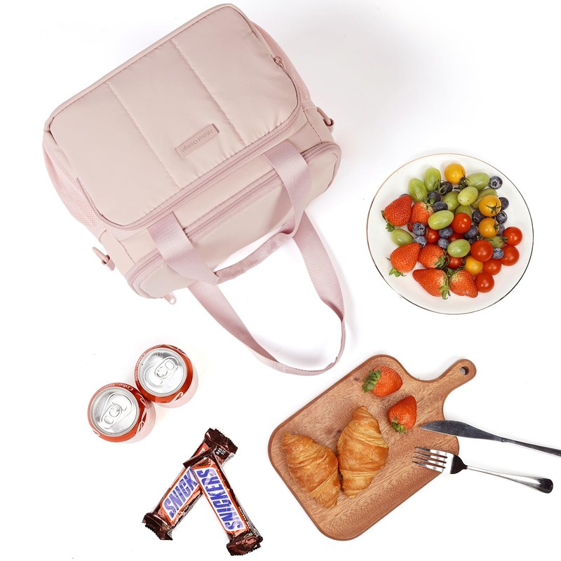 NISHEL Lunch Bag for Women, Insulated Leakproof Cooler Case with