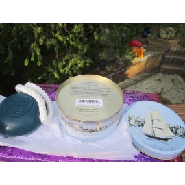 Caswell-Massey Caswell Massey 'Newport' Soap On A Rope in  Nautical Tin 7.5oz Round New Old Stk