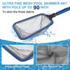 Pool Cleaning Kit, 14.5'' Pool Brush Head & Ultra Fine