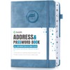 Address Book with Alphabetical Tabs, Hardcover Password Book, Address Organizer