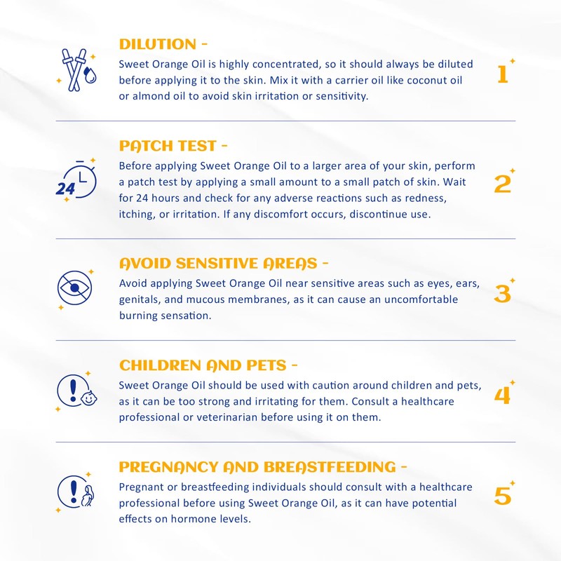 HIQILI Sweet Orange Essential Oil,100% Pure Natural for Diffuser, Aromatherapy-10ml