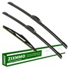 ZIXMMO 24"+19" windshield wiper blades with 12" Rear Wiper Blades