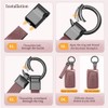 for Lexus Key Fob Case, Premium Aluminum and Leather Protective