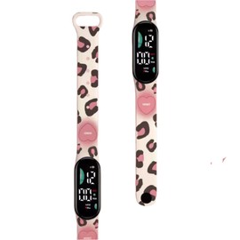 ISABELLA MOON Kids Watch, Digital LED Watch for Boys Girls Kids Sport Watch, Soft Silicon Wristwatch Kids Digital Watch (Heart)