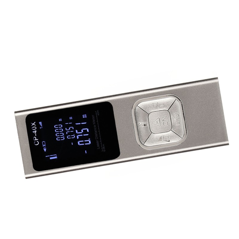 Handheld Laser Distance Meter Aluminium Alloy High Accuracy M Ft